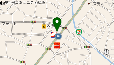 [EV]コスモ石油セルフステーション長曽根サービスステーションの地図画像