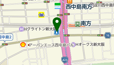 [EV]ローソン西中島南方店の地図画像