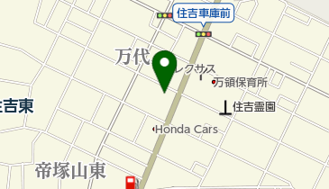 [EV]トヨタカローラ南海VW帝塚山の地図画像
