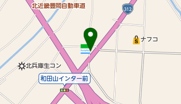 [EV]ファミリーマート和田山IC店の地図画像