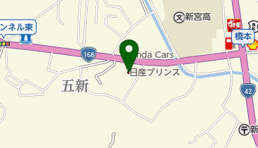 [EV]日産プリンス和歌山新宮店の地図画像