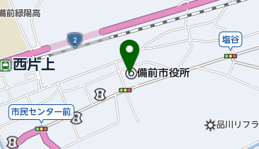 [EV]備前市役所本庁の地図画像