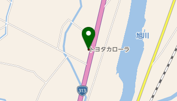 [EV]トヨタカローラ岡山落合店の地図画像