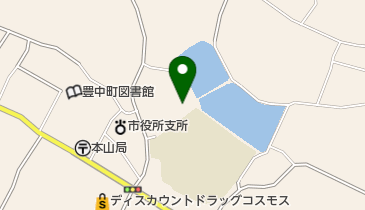 [EV]豊中町農村環境改善センター前駐車場の地図画像