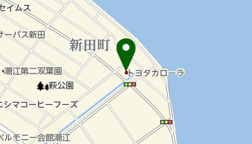 [EV]トヨタカローラ高知潮江店の地図画像