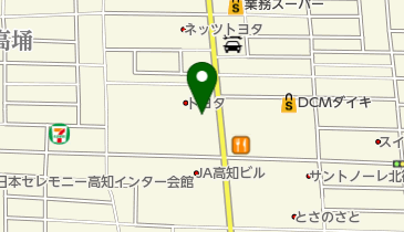 [EV]高知トヨタ本店の地図画像