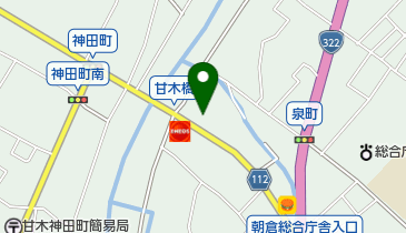 [EV]ファミリーマート朝倉甘木橋店の地図画像