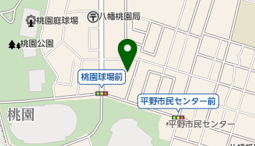 [EV]サンキュードラッグ桃園薬局の地図画像