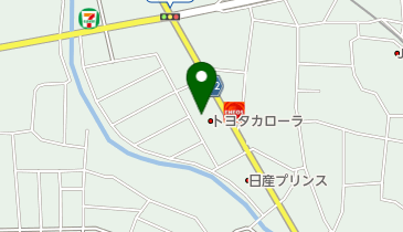 [EV]トヨタカローラ福岡太宰府店の地図画像