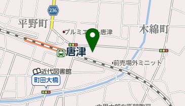 [EV]唐津駅(唐津市ふるさと会館アルピノ)の地図画像