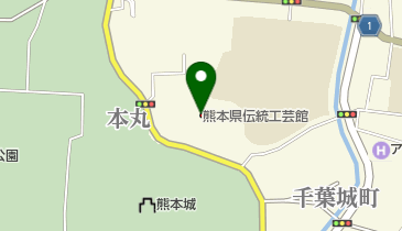 [EV]熊本県伝統工芸館の地図画像