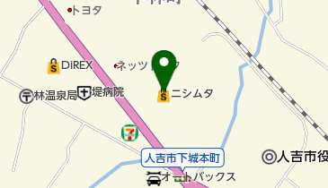 [EV]ニシムタ人吉店の地図画像