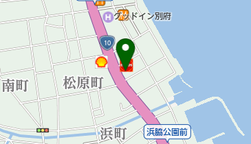 [EV]西石油東別府給油所の地図画像
