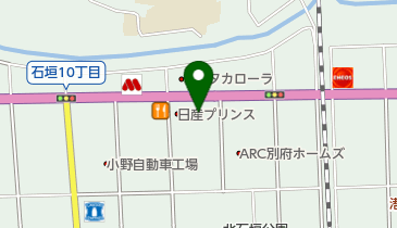 [EV]大分三菱別府店の地図画像