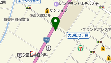 [EV]ファミリーマート大分大道町3丁目店の地図画像