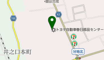 日野自動車株式会社春日部品デポの地図画像