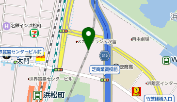 テレキューブ 汐留ビルディングの地図画像
