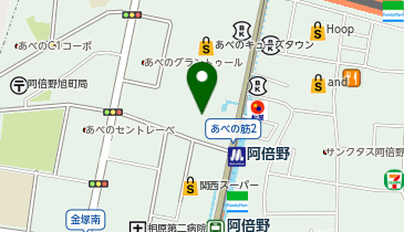 テレキューブ イトーヨーカドー あべの店の地図画像