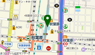 テレキューブ つくばエクスプレス 秋葉原駅の地図画像