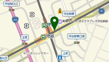 テレキューブ つくばエクスプレス TXアベニュー守谷の地図画像