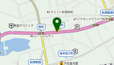 ミニレンタ 前原営業所  *24時間貸出・返却対応の地図画像