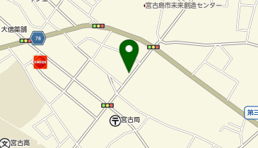 宮古島アロアロレンタカーの地図画像