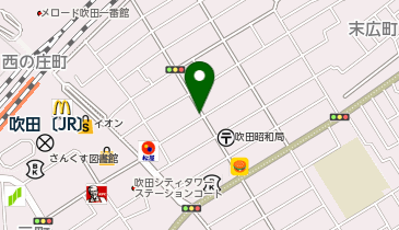 ワンズレンタカー 新大阪吹田店の地図画像