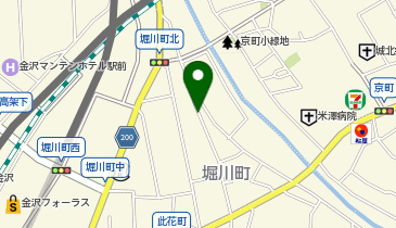 ワンズレンタカー 金沢駅東口店の地図画像
