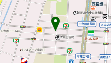 オリックスレンタカー 堀江カウンターの地図画像