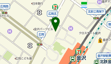 オリックスレンタカー 金沢駅西口店の地図画像