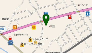 [EV]幡多三菱自動車販売(株)中村本店の地図画像