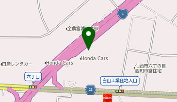 [EV]ホンダカーズ宮城 六丁の目バイパス店の地図画像