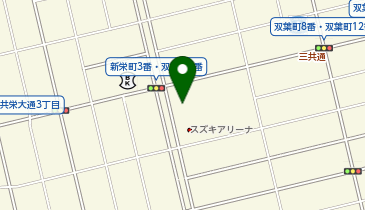 [EV]釧路スズキ販売 アリーナ釧路の地図画像