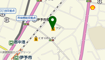 [EV]フジ伊予店の地図画像