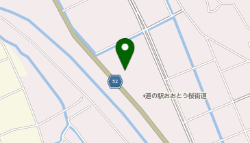 [EV]道の駅おおとう桜街道の地図画像