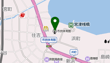 [EV]宮津市民体育館の地図画像