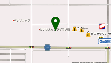 [EV]けいはんなプラザの地図画像