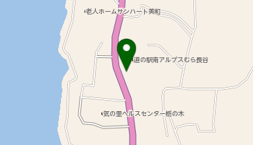 [EV]道の駅 南アルプスむら長谷の地図画像