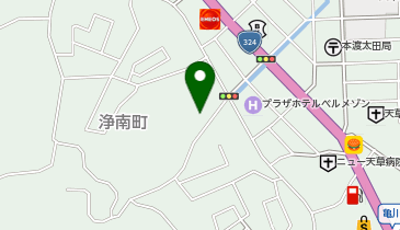 [EV]天草市複合施設ここらすの地図画像