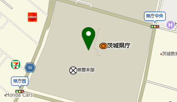 [EV]茨城県庁西駐車場の地図画像