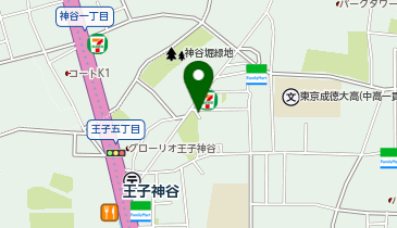 [EV]都営王子五丁目アパートの地図画像