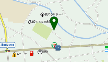 [EV]綾町てるはドームの地図画像