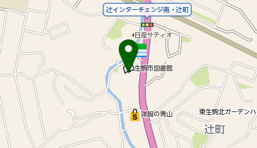 [EV]生駒市図書会館の地図画像