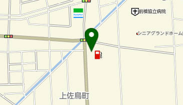 [EV]セルフ前橋朝倉町SSの地図画像