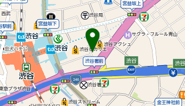 [EV]渋谷アクシュの地図画像