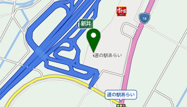 [EV]道の駅あらいの地図画像