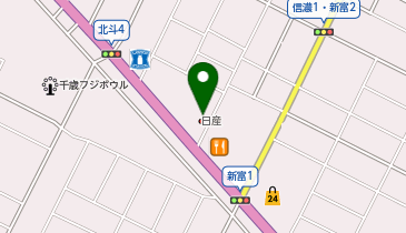 [EV]札幌日産千歳南店の地図画像