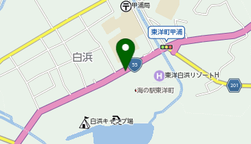 [EV]白浜海水浴場駐車場の地図画像