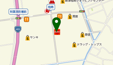 [EV]新津店の地図画像