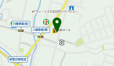 [EV]ゆめマート八幡の地図画像